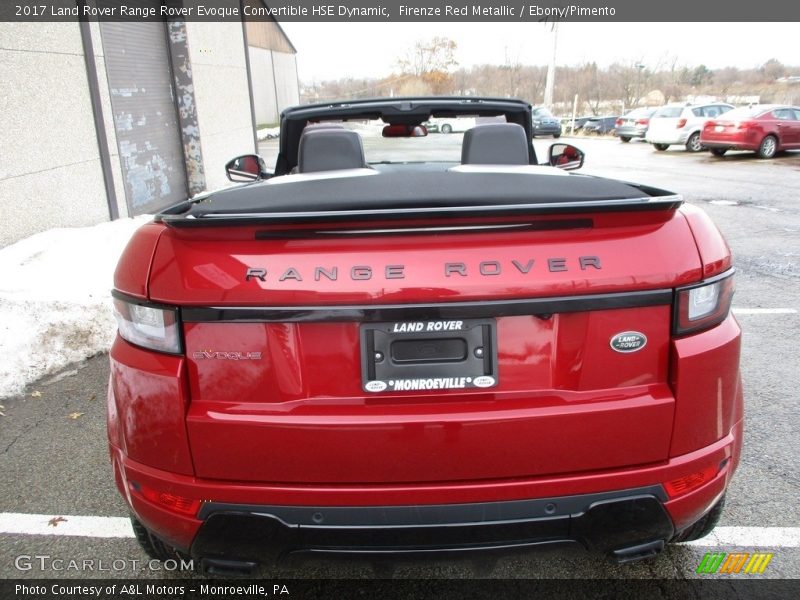 Firenze Red Metallic / Ebony/Pimento 2017 Land Rover Range Rover Evoque Convertible HSE Dynamic