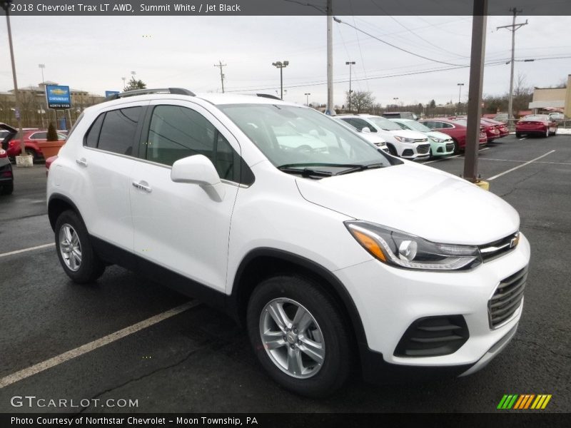 Summit White / Jet Black 2018 Chevrolet Trax LT AWD