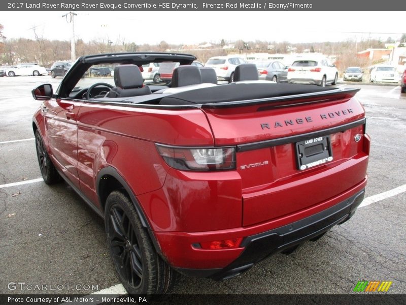 Firenze Red Metallic / Ebony/Pimento 2017 Land Rover Range Rover Evoque Convertible HSE Dynamic