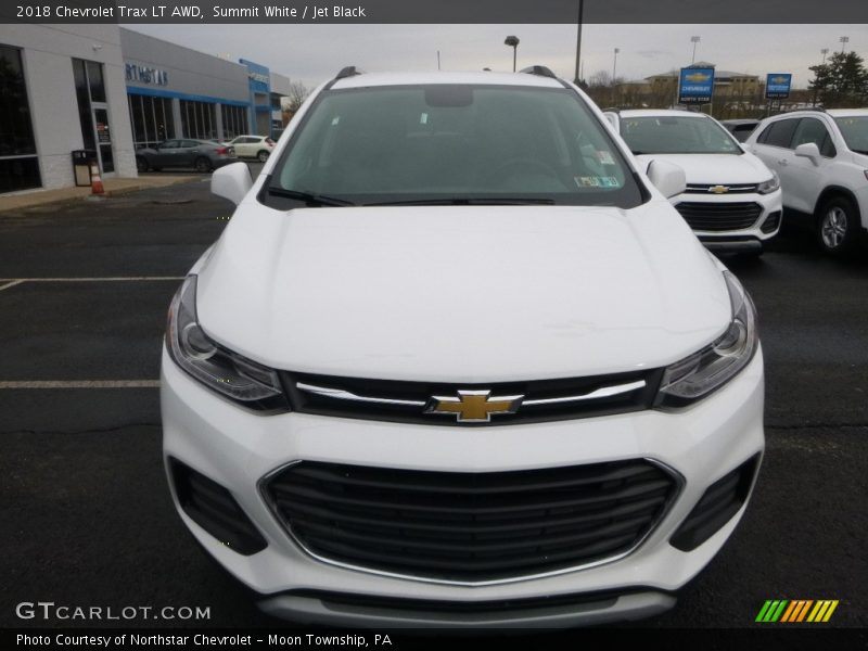Summit White / Jet Black 2018 Chevrolet Trax LT AWD