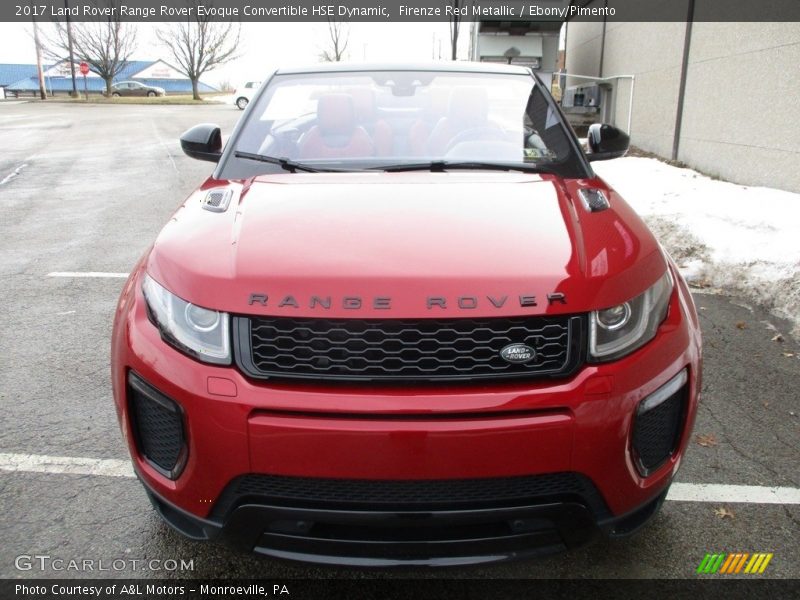 Firenze Red Metallic / Ebony/Pimento 2017 Land Rover Range Rover Evoque Convertible HSE Dynamic