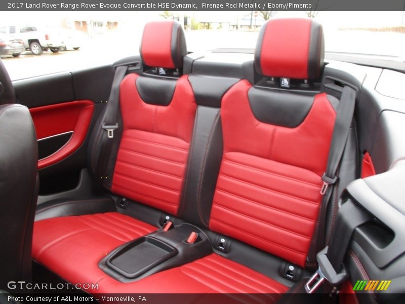 Rear Seat of 2017 Range Rover Evoque Convertible HSE Dynamic