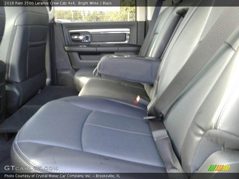 Bright White / Black 2018 Ram 3500 Laramie Crew Cab 4x4