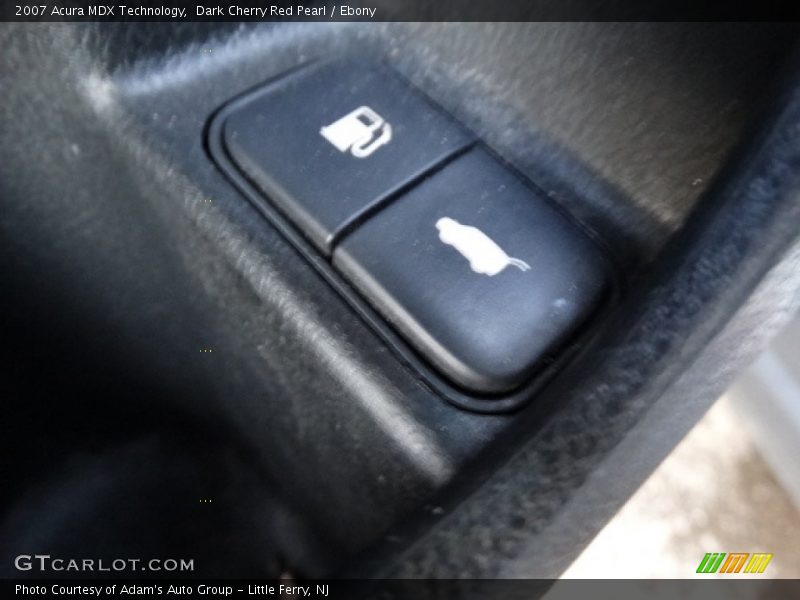 Dark Cherry Red Pearl / Ebony 2007 Acura MDX Technology