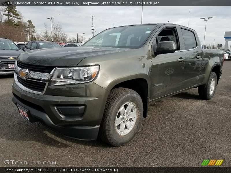 Deepwood Green Metallic / Jet Black/Dark Ash 2018 Chevrolet Colorado WT Crew Cab 4x4