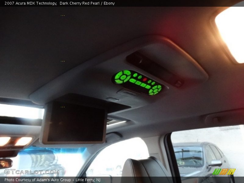 Dark Cherry Red Pearl / Ebony 2007 Acura MDX Technology