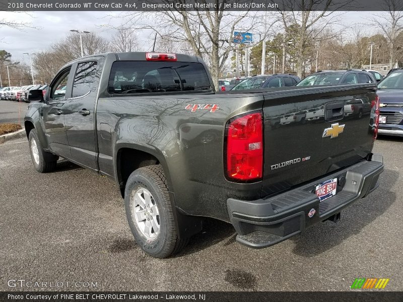 Deepwood Green Metallic / Jet Black/Dark Ash 2018 Chevrolet Colorado WT Crew Cab 4x4