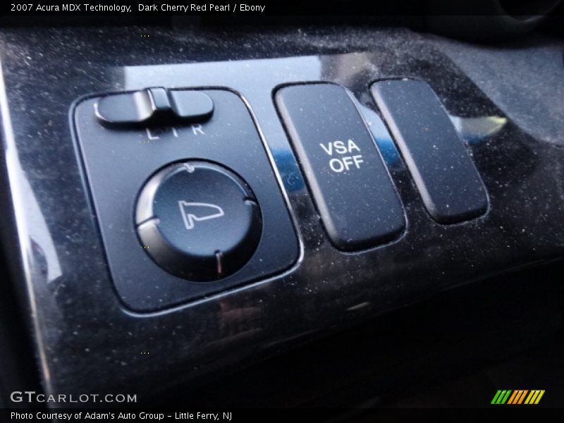 Dark Cherry Red Pearl / Ebony 2007 Acura MDX Technology