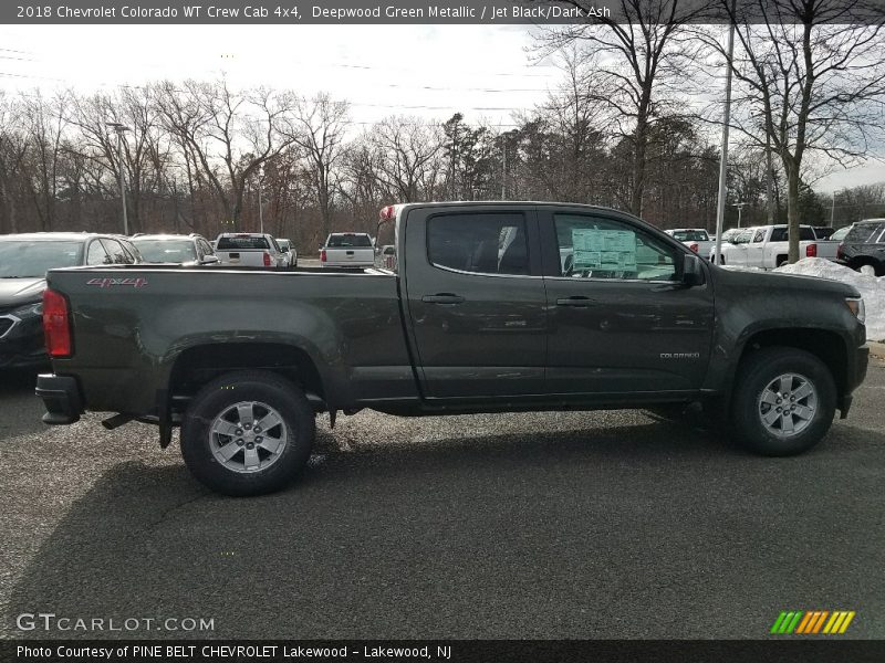 Deepwood Green Metallic / Jet Black/Dark Ash 2018 Chevrolet Colorado WT Crew Cab 4x4