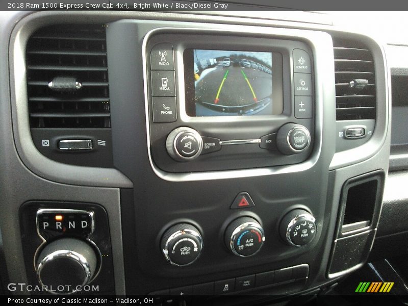 Bright White / Black/Diesel Gray 2018 Ram 1500 Express Crew Cab 4x4