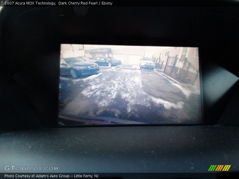 Dark Cherry Red Pearl / Ebony 2007 Acura MDX Technology