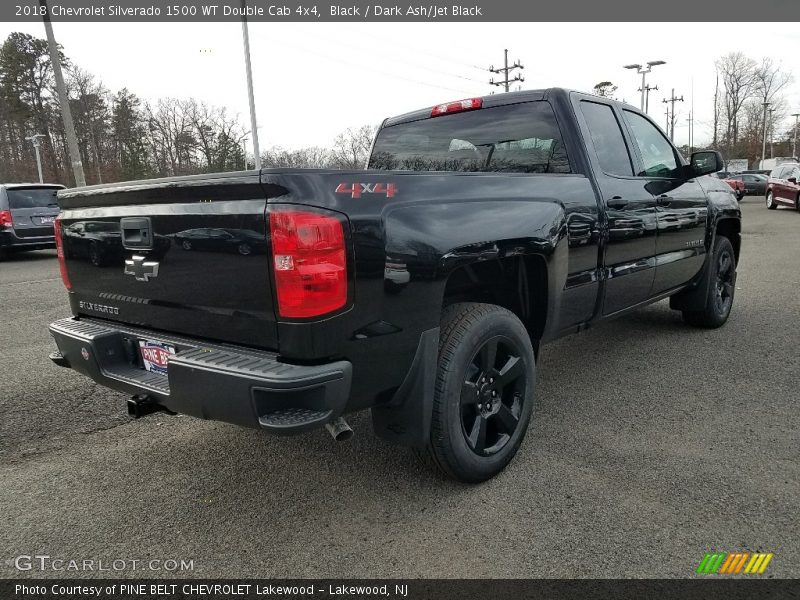 Black / Dark Ash/Jet Black 2018 Chevrolet Silverado 1500 WT Double Cab 4x4