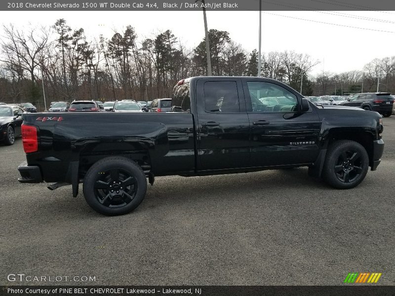 Black / Dark Ash/Jet Black 2018 Chevrolet Silverado 1500 WT Double Cab 4x4