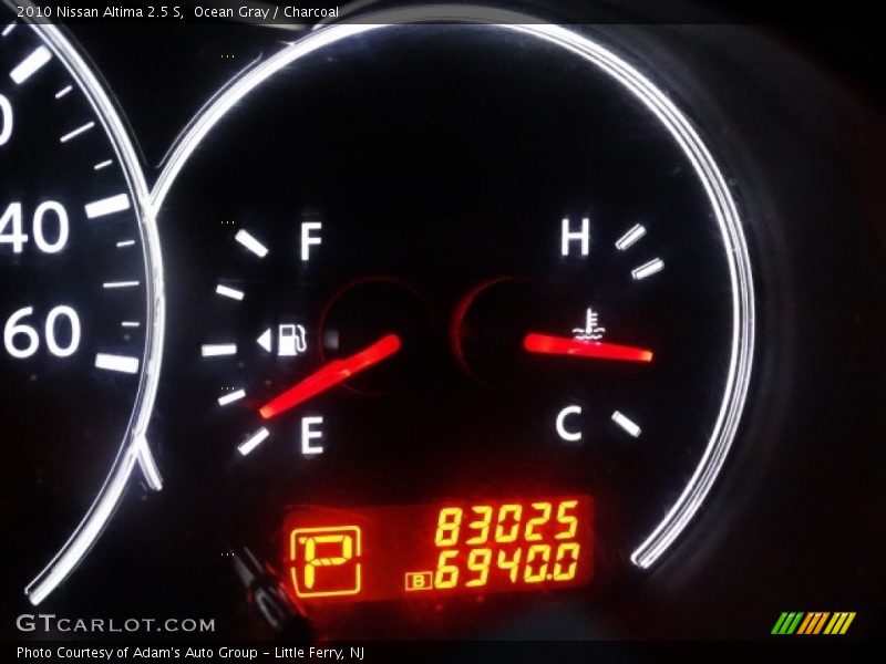 Ocean Gray / Charcoal 2010 Nissan Altima 2.5 S