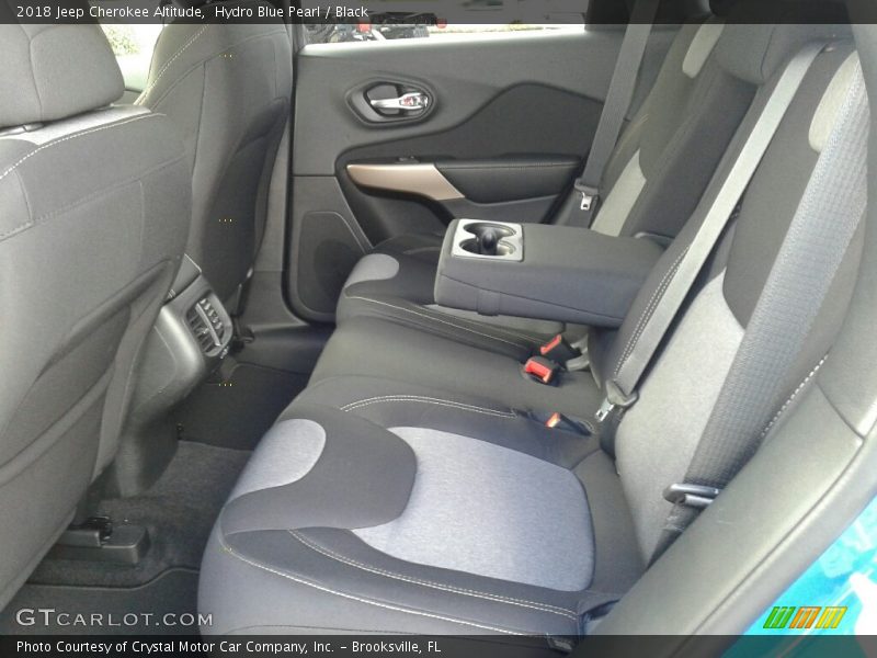 Hydro Blue Pearl / Black 2018 Jeep Cherokee Altitude