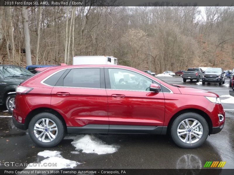  2018 Edge SEL AWD Ruby Red