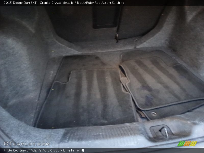 Granite Crystal Metallic / Black/Ruby Red Accent Stitching 2015 Dodge Dart SXT