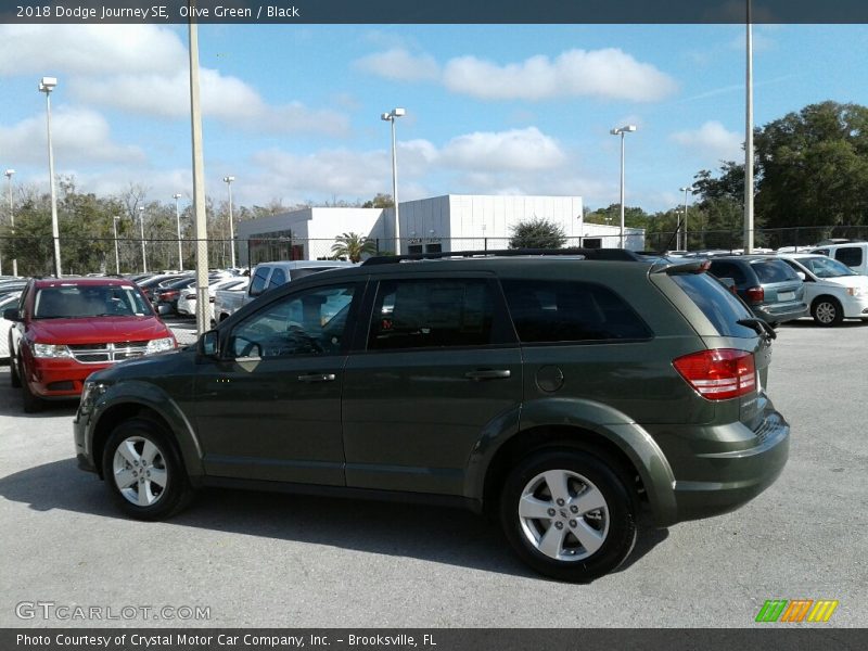 Olive Green / Black 2018 Dodge Journey SE