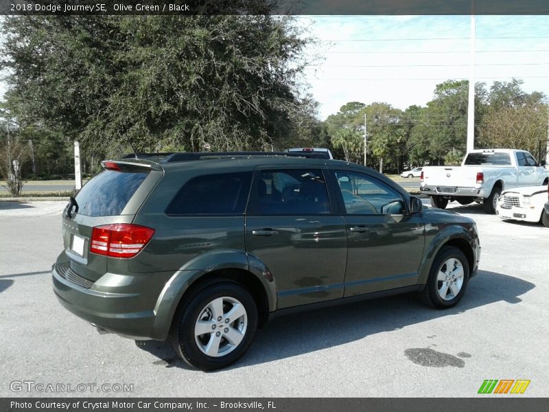 Olive Green / Black 2018 Dodge Journey SE