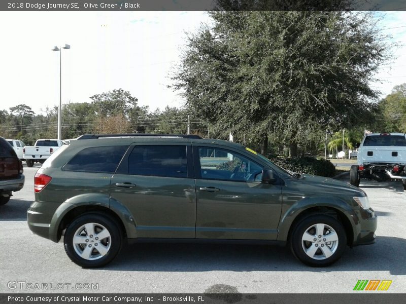 Olive Green / Black 2018 Dodge Journey SE