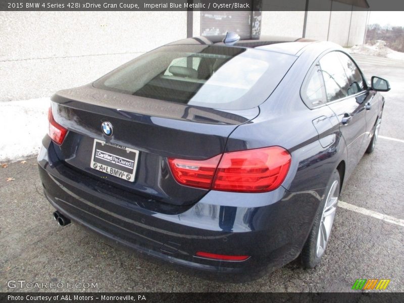 Imperial Blue Metallic / Oyster/Black 2015 BMW 4 Series 428i xDrive Gran Coupe