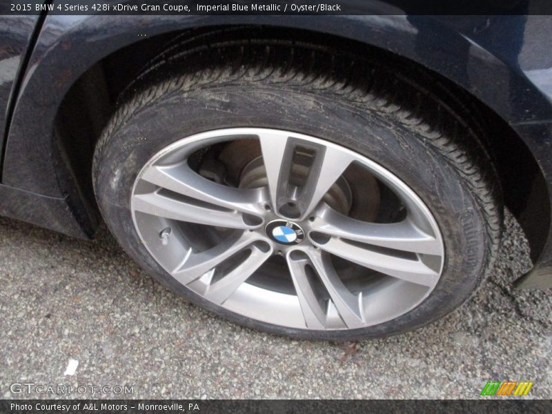 Imperial Blue Metallic / Oyster/Black 2015 BMW 4 Series 428i xDrive Gran Coupe