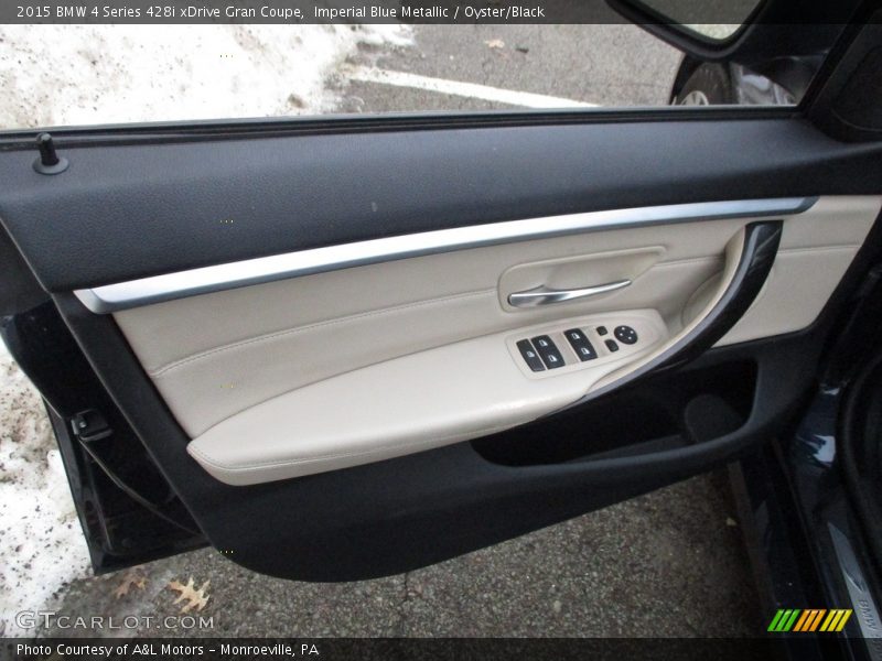 Imperial Blue Metallic / Oyster/Black 2015 BMW 4 Series 428i xDrive Gran Coupe