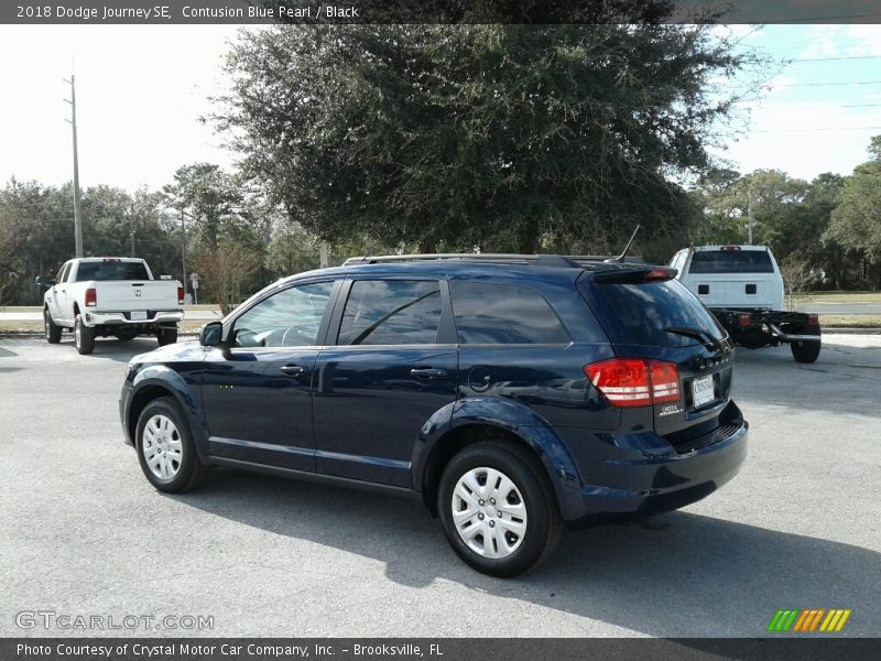 Contusion Blue Pearl / Black 2018 Dodge Journey SE