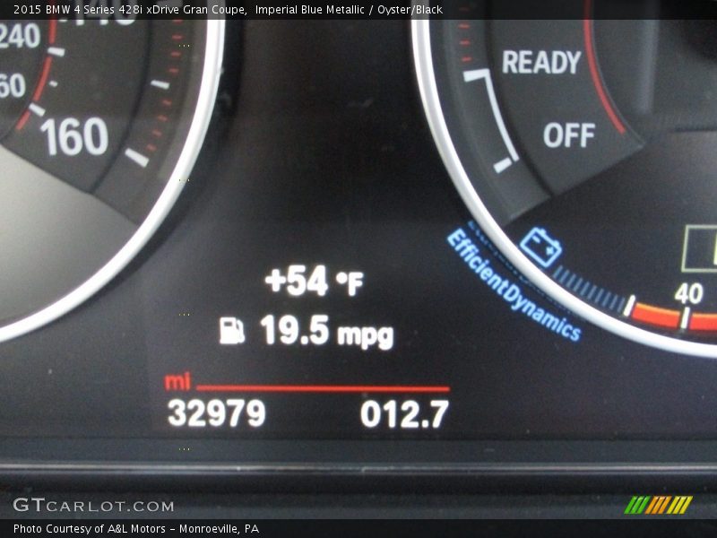 Imperial Blue Metallic / Oyster/Black 2015 BMW 4 Series 428i xDrive Gran Coupe