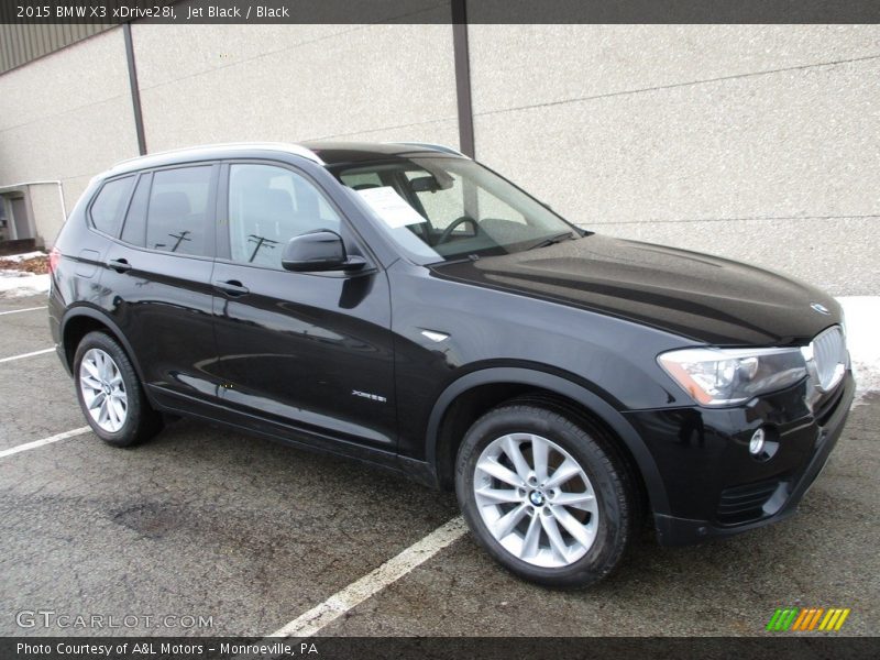 Jet Black / Black 2015 BMW X3 xDrive28i