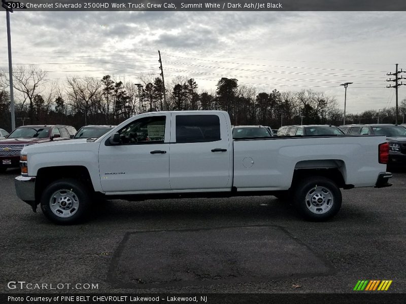 Summit White / Dark Ash/Jet Black 2018 Chevrolet Silverado 2500HD Work Truck Crew Cab