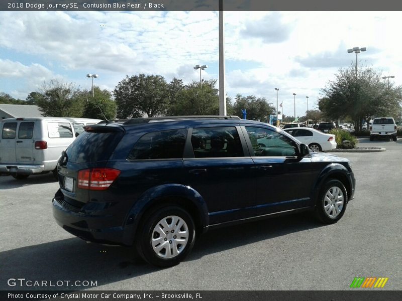 Contusion Blue Pearl / Black 2018 Dodge Journey SE