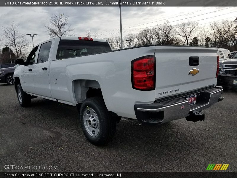 Summit White / Dark Ash/Jet Black 2018 Chevrolet Silverado 2500HD Work Truck Crew Cab