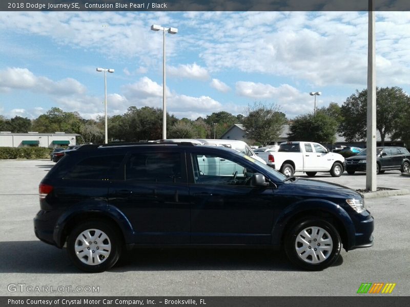 Contusion Blue Pearl / Black 2018 Dodge Journey SE