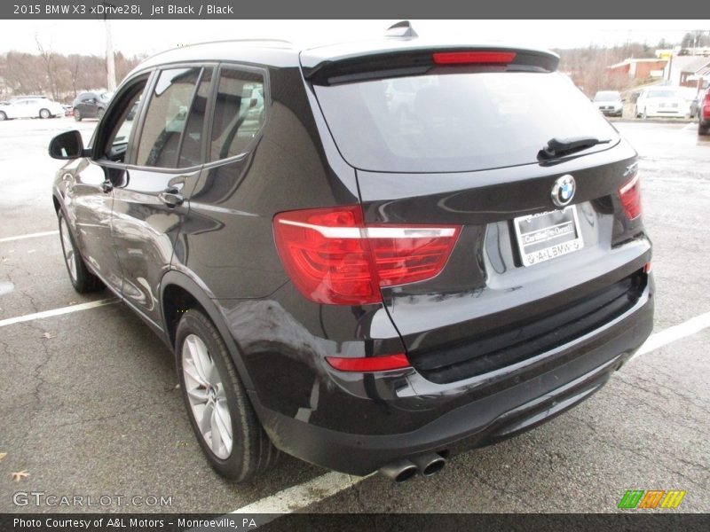 Jet Black / Black 2015 BMW X3 xDrive28i