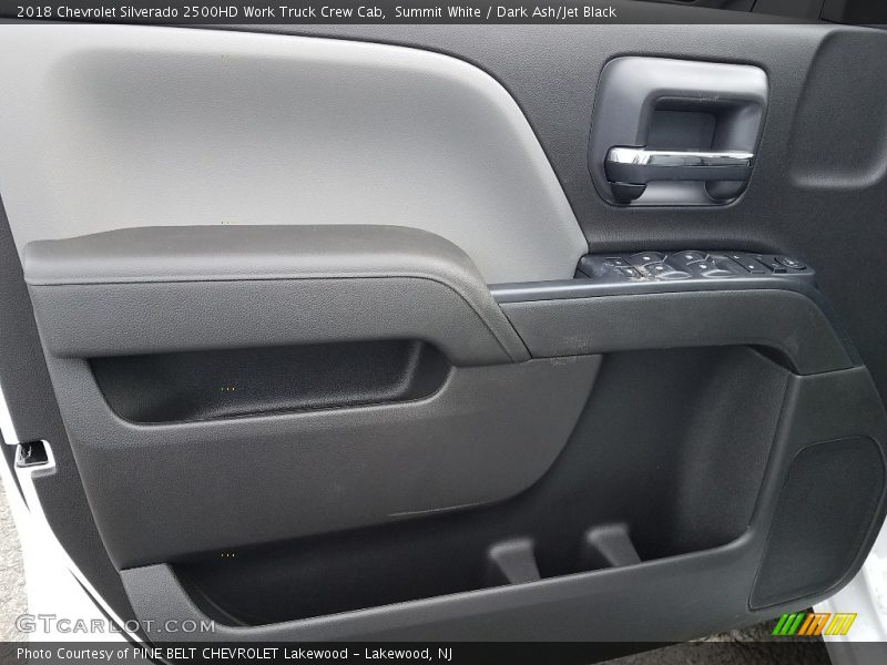 Summit White / Dark Ash/Jet Black 2018 Chevrolet Silverado 2500HD Work Truck Crew Cab
