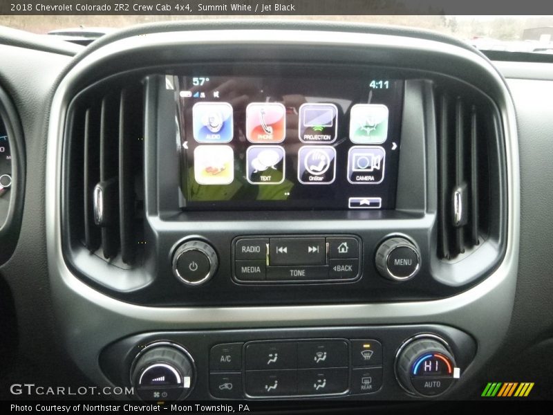 Summit White / Jet Black 2018 Chevrolet Colorado ZR2 Crew Cab 4x4
