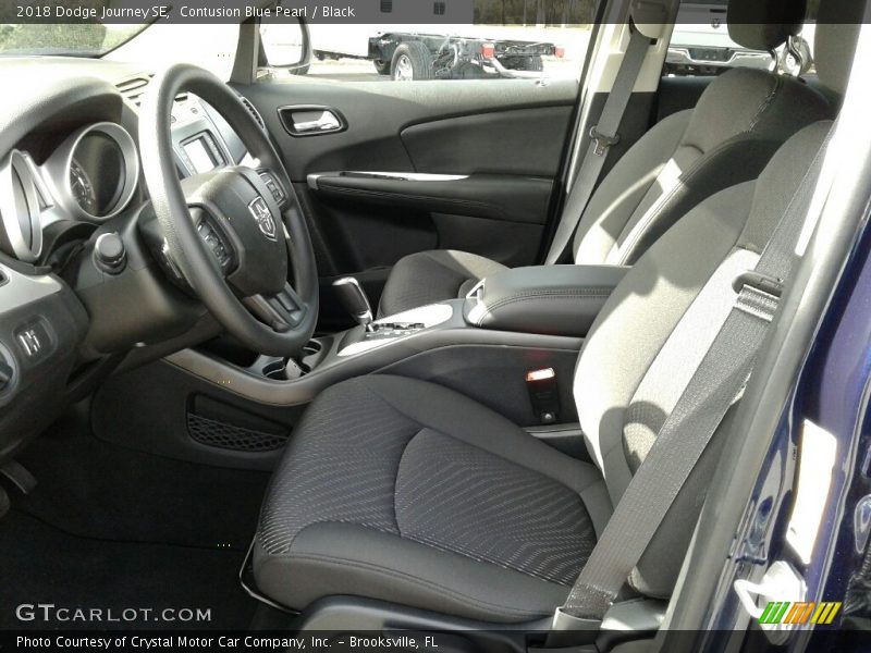 Contusion Blue Pearl / Black 2018 Dodge Journey SE