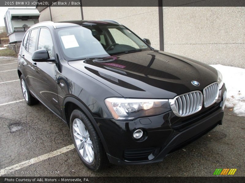 Jet Black / Black 2015 BMW X3 xDrive28i
