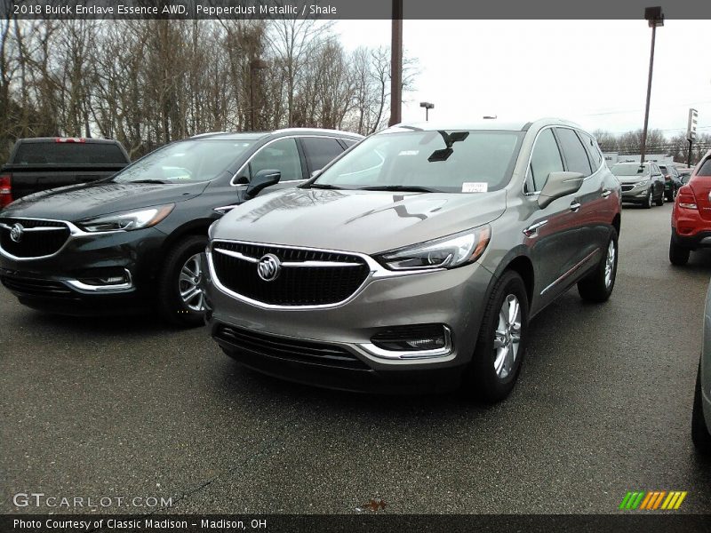 Pepperdust Metallic / Shale 2018 Buick Enclave Essence AWD