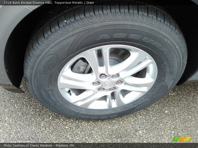 Pepperdust Metallic / Shale 2018 Buick Enclave Essence AWD