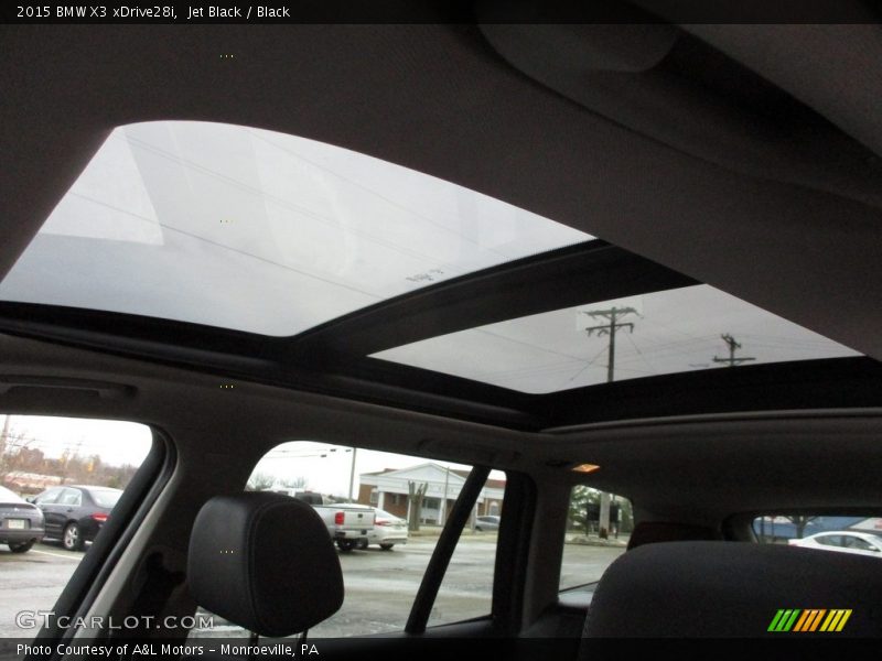 Jet Black / Black 2015 BMW X3 xDrive28i