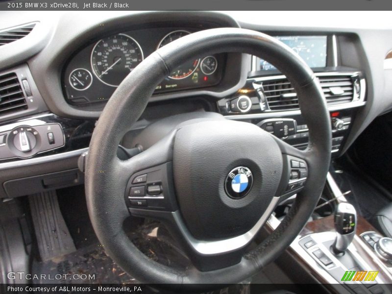 Jet Black / Black 2015 BMW X3 xDrive28i