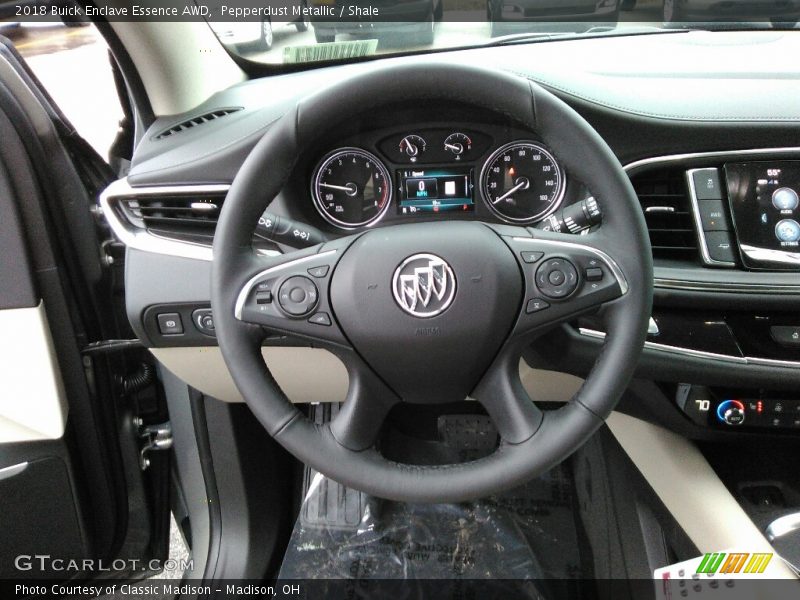 Pepperdust Metallic / Shale 2018 Buick Enclave Essence AWD
