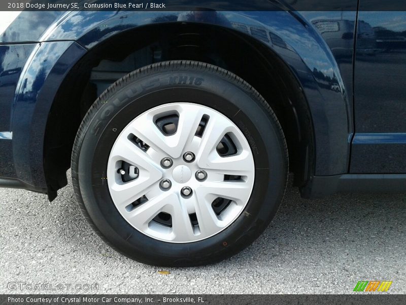 Contusion Blue Pearl / Black 2018 Dodge Journey SE