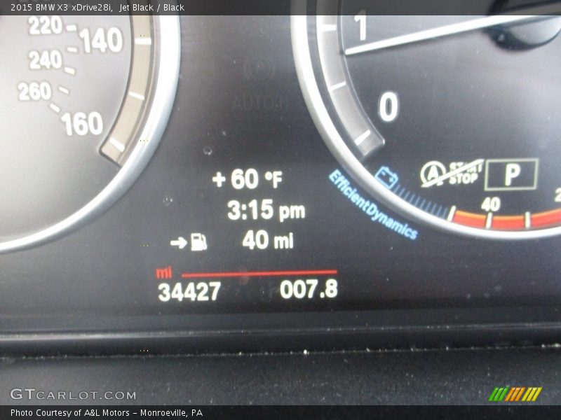 Jet Black / Black 2015 BMW X3 xDrive28i