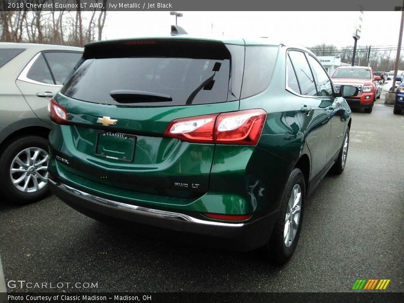 Ivy Metallic / Jet Black 2018 Chevrolet Equinox LT AWD