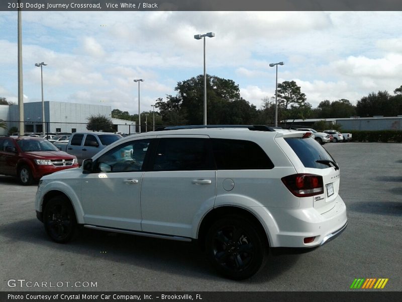 Vice White / Black 2018 Dodge Journey Crossroad