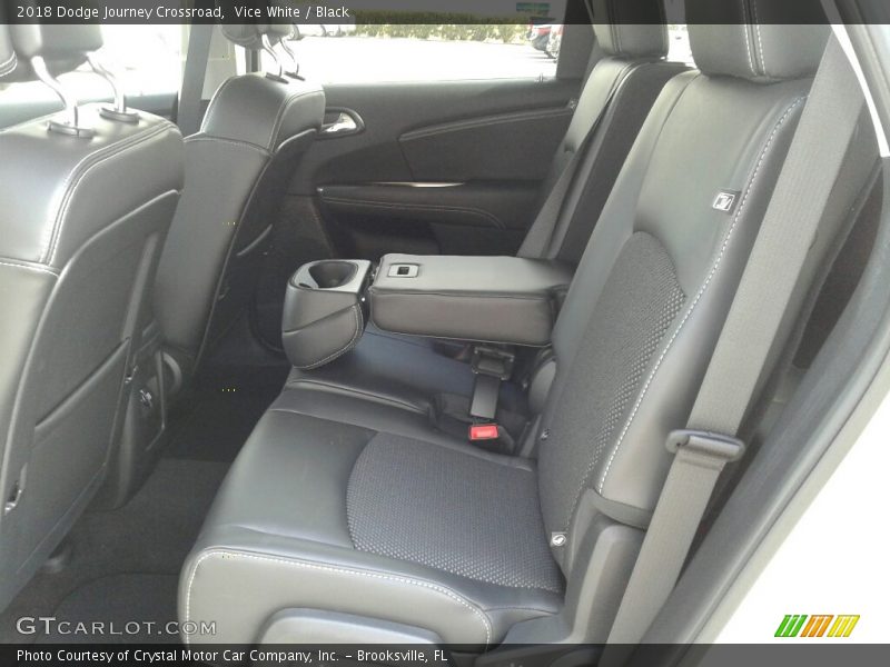 Vice White / Black 2018 Dodge Journey Crossroad