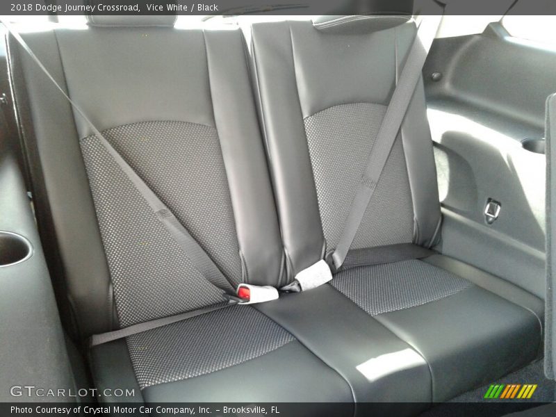 Vice White / Black 2018 Dodge Journey Crossroad